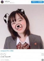 福原遥、反則級のかわいさ！ 『3年A組 ―今から皆さんは、人質です―』インスタグラム