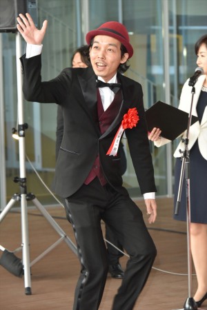 第73回毎日映画コンクール表彰式に出席した上田慎一郎監督