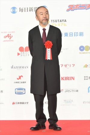 第73回毎日映画コンクール表彰式に出席した塚本晋也