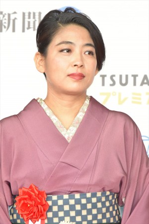 第73回毎日映画コンクール表彰式に出席した内田也哉子（樹木希林の代理）