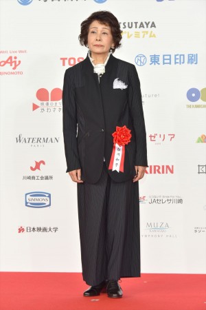 第73回毎日映画コンクール表彰式に出席した白川和子