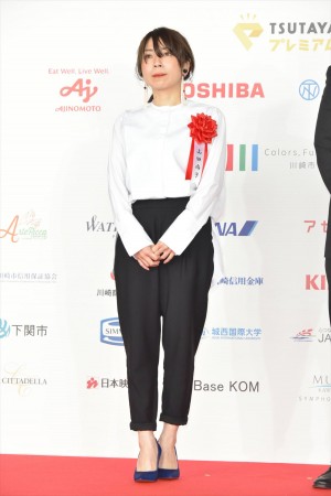 第73回毎日映画コンクール表彰式に出席した山田尚子監督