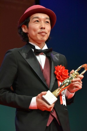 第73回毎日映画コンクール表彰式に出席した上田慎一郎監督