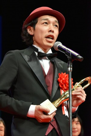 第73回毎日映画コンクール表彰式に出席した上田慎一郎監督