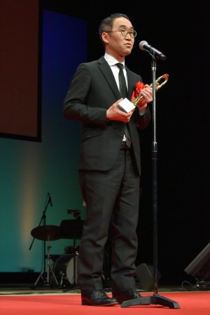 第73回毎日映画コンクール表彰式に出席した野尻克己