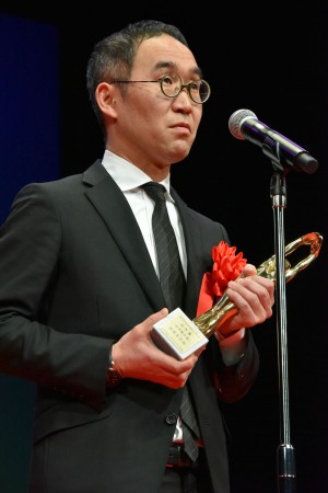 第73回毎日映画コンクール表彰式に出席した野尻克己