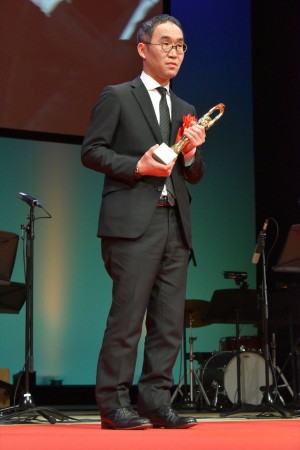 第73回毎日映画コンクール表彰式に出席した野尻克己