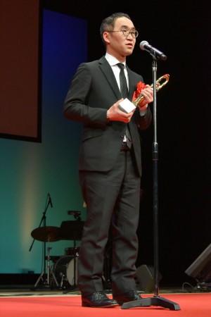 第73回毎日映画コンクール表彰式に出席した野尻克己