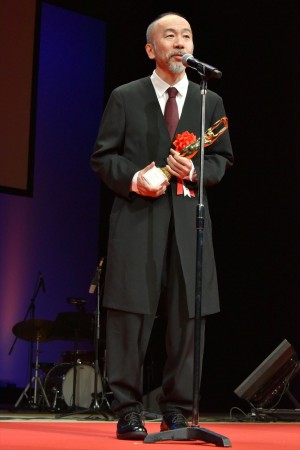 第73回毎日映画コンクール表彰式に出席した塚本晋也