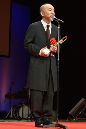 第73回毎日映画コンクール表彰式に出席した塚本晋也