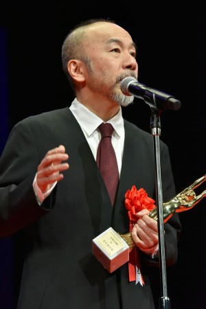 第73回毎日映画コンクール表彰式に出席した塚本晋也