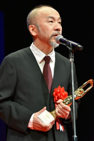 第73回毎日映画コンクール表彰式に出席した塚本晋也