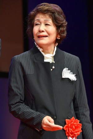 第73回毎日映画コンクール表彰式に出席した白川和子