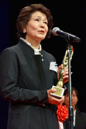 第73回毎日映画コンクール表彰式に出席した白川和子