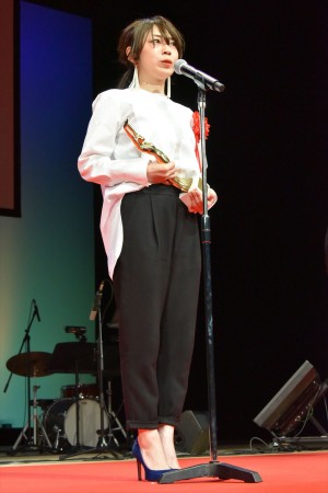 第73回毎日映画コンクール表彰式に出席した山田尚子監督