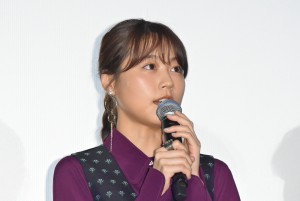 『フォルトゥナの瞳』初日舞台挨拶に登壇した有村架純
