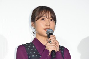 『フォルトゥナの瞳』初日舞台挨拶に登壇した有村架純