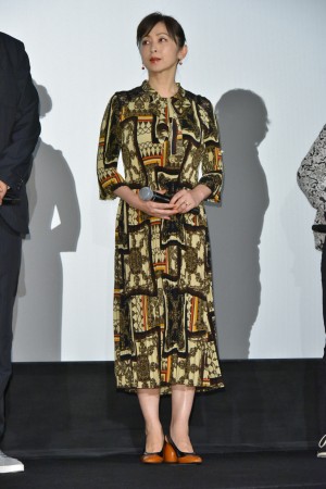 『フォルトゥナの瞳』初日舞台挨拶に登壇した斉藤由貴