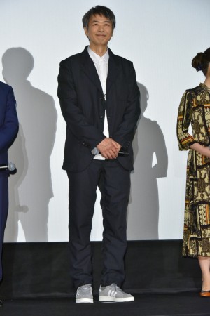 『フォルトゥナの瞳』初日舞台挨拶に登壇した時任三郎