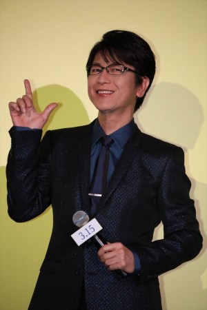 『君は月夜に光り輝く』完成披露舞台挨拶に登壇した及川光博