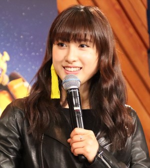 映画『バンブルビー』日本語吹替版キャスト公開アフレコ会見イベントに登場した土屋太鳳