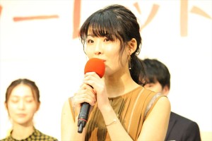 2019年度後期 連続テレビ小説『スカーレット』主な出演者発表会見に登場した福田麻由子