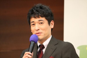 2019年度後期 連続テレビ小説『スカーレット』主な出演者発表会見に登場した佐藤隆太