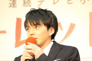 2019年度後期 連続テレビ小説『スカーレット』主な出演者発表会見に登場した林遣都
