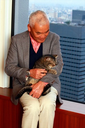 岩合光昭監督＆主人公の愛猫を演じたベーコン、『ねことじいちゃん』インタビュー