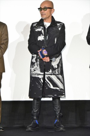 竹中直人、『サムライマラソン』公開記念舞台挨拶に登場