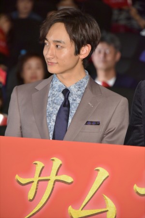 小関裕太、『サムライマラソン』公開記念舞台挨拶に登場