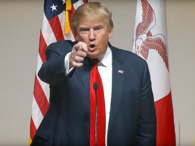 第39回ゴールデンラズベリー賞の最低主演男優賞に輝いたドナルド・トランプ米大統領(※『華氏119』の場面写真)