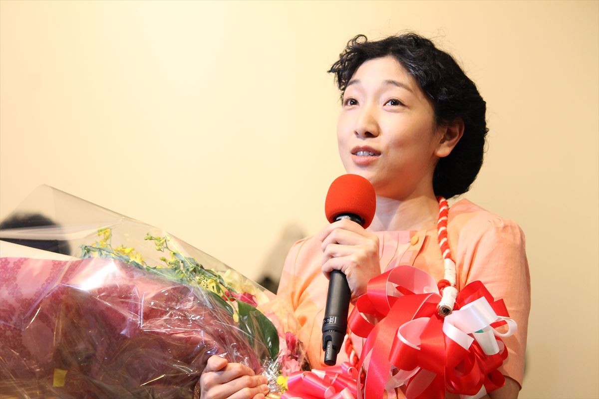 『まんぷく』安藤サクラ、クランクアップを迎え「もう一度出産したい」