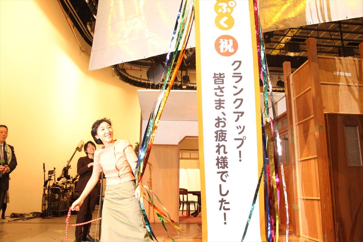 『まんぷく』安藤サクラ、クランクアップを迎え「もう一度出産したい」