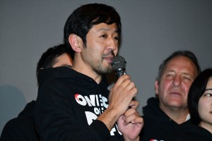 カメラを止めるな！スピンオフ『ハリウッド大作戦！』プレミアム試写会に登場した濱津隆之