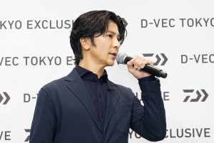 『D‐VEC TOKYO EXCLUSIVE』オープン記念イベントに登場した武田真治
