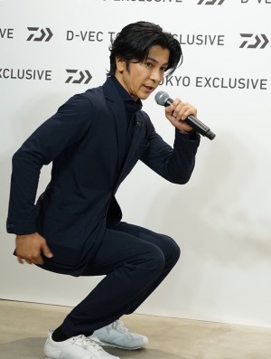 『D‐VEC TOKYO EXCLUSIVE』オープン記念イベントに登場した武田真治