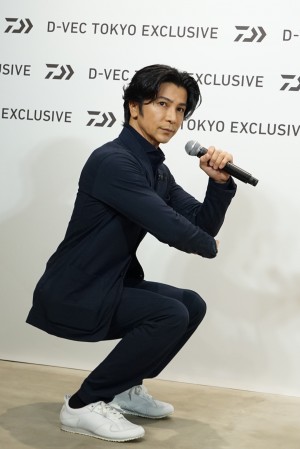 『D‐VEC TOKYO EXCLUSIVE』オープン記念イベントに登場した武田真治
