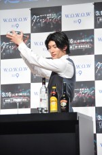 『ダイイング・アイ』完成披露試写会に登壇した三浦春馬