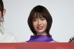 ドラマ『賭ケグルイ season2』ドラマ完成披露試写会に登場した森川葵