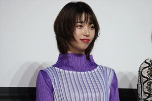 ドラマ『賭ケグルイ season2』ドラマ完成披露試写会に登場した森川葵