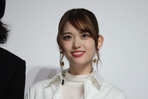 ドラマ『賭ケグルイ season2』ドラマ完成披露試写会に登場した松村沙友理