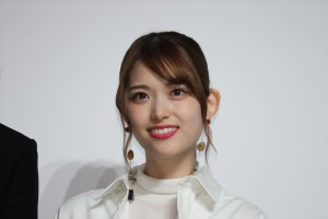 ドラマ『賭ケグルイ season2』ドラマ完成披露試写会に登場した松村沙友理