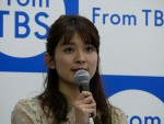 TBS4月期番組改編説明会に登場した山本里菜アナウンサー