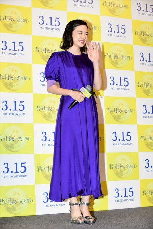 『君は月夜に光り輝く』公開直前イベントに登場した永野芽郁
