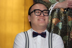 フジテレビ 2019年4月改編・60周年記念WEEK特別番組記者発表に登場したたかし（トレンディエンジェル）