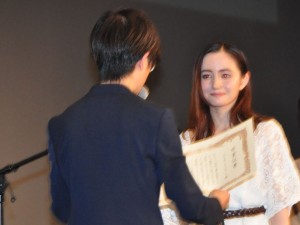 映画『響 ‐HIBIKI‐』Blu‐ray＆DVD発売記念スペシャルトークショー付上映イベントに登場したアヤカ・ウィルソン