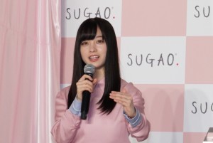 ロート製薬「SUGAO」新イメージキャラクター発表会に登場した橋本環奈