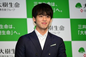 大樹生命 新CM発表会に登場した竹内涼真
