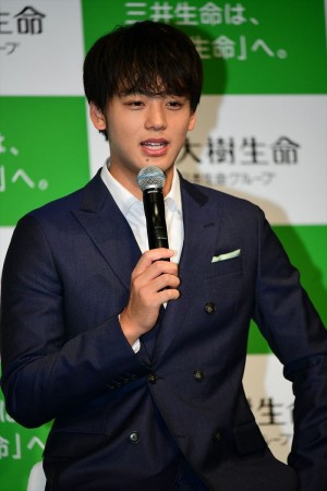大樹生命 新CM発表会に登場した竹内涼真